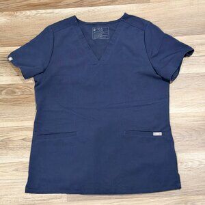 Figs Scrub Top - Dark Harbor